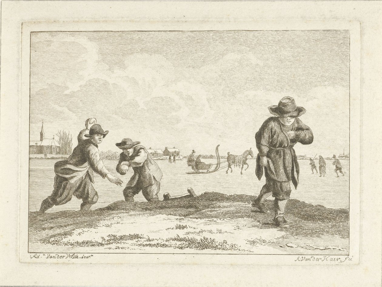 lanzadores de bolas de nieve de Anthonij van der Haer