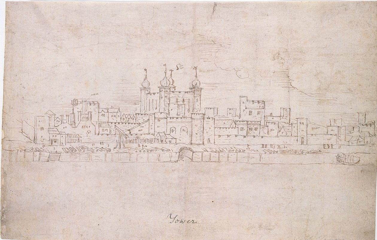 La Torre de Londres de Anthonis van den Wyngaerde