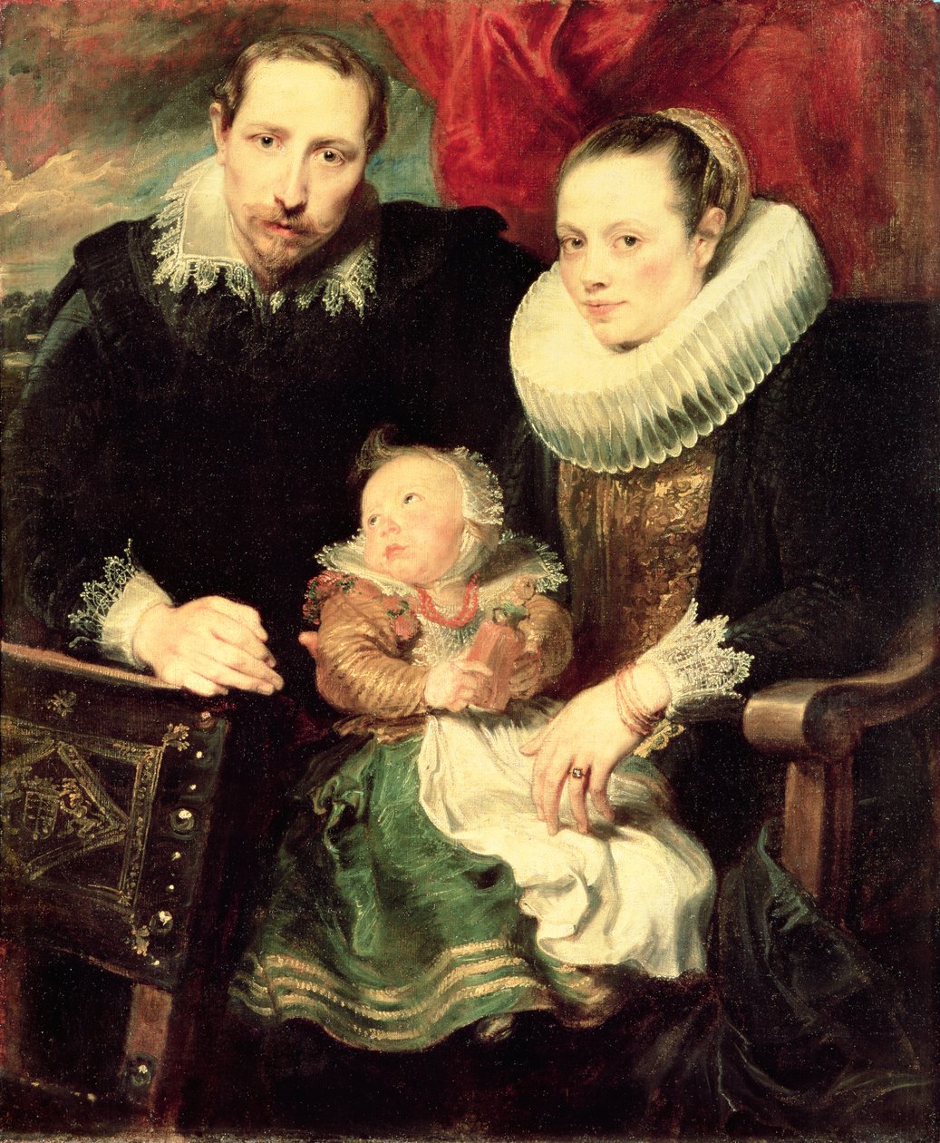 Un retrato familiar, c.1618-21 de Anthony van Dyck