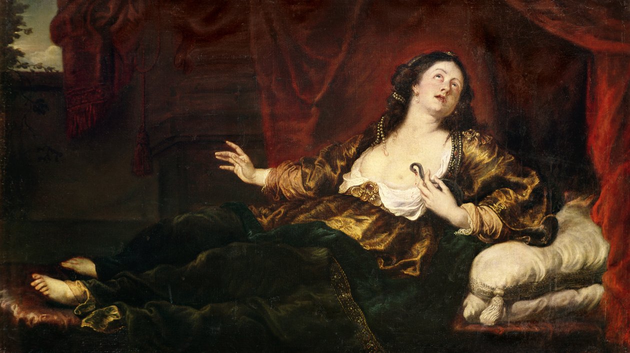 Muerte de Cleopatra VII (69-30 a.C.) de Anthony van Dyck