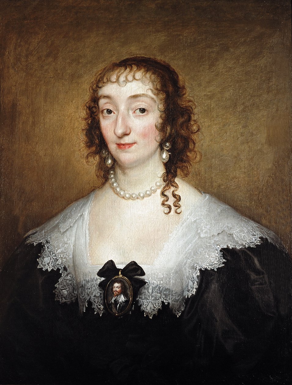 Katherine Manners, Duquesa de Buckingham, c.1633 de Anthony van Dyck