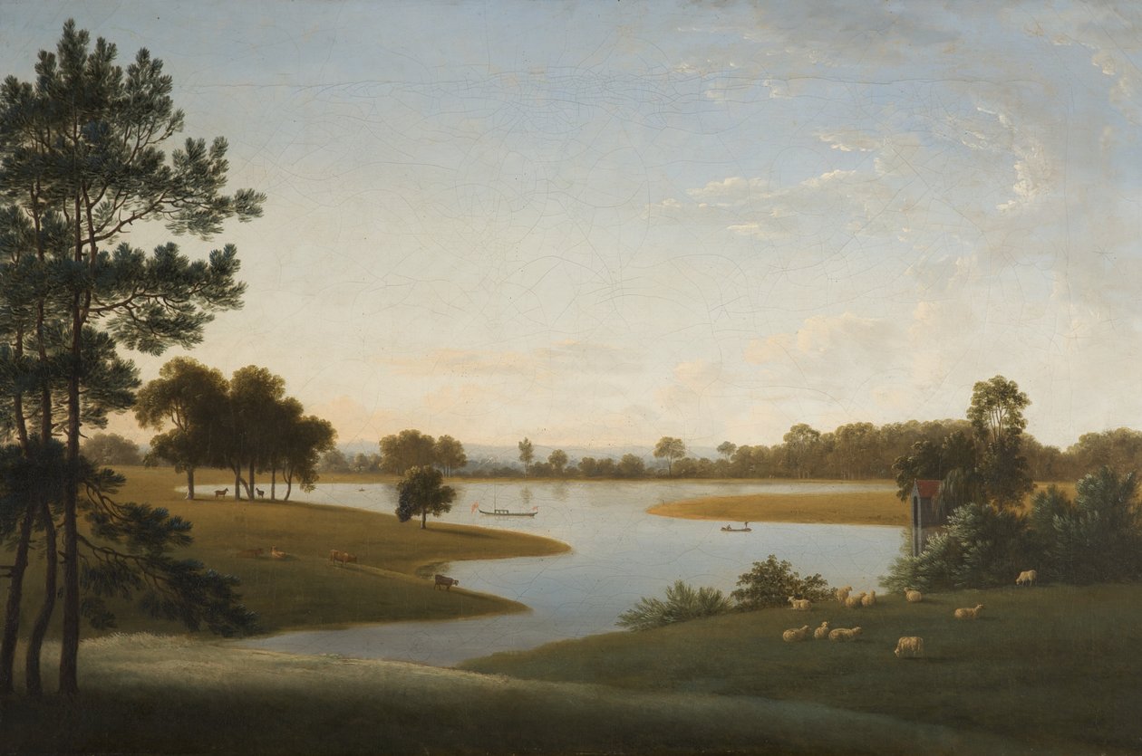 Tabley: El Parque y el Lago de Anthony Devis