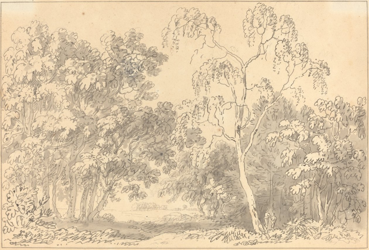 Paisaje boscoso de Anthony Devis