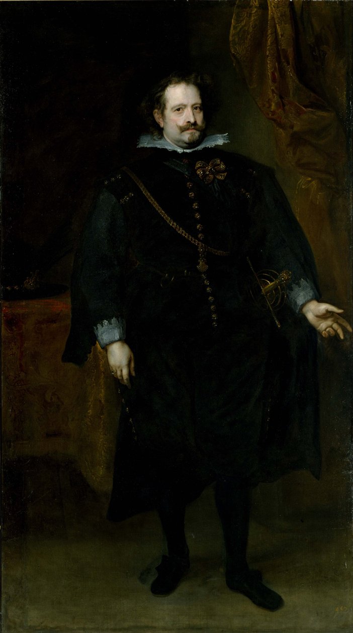 Diego Felipe de Guzmán, Marqués de Regganes. de Anthony van Dyck