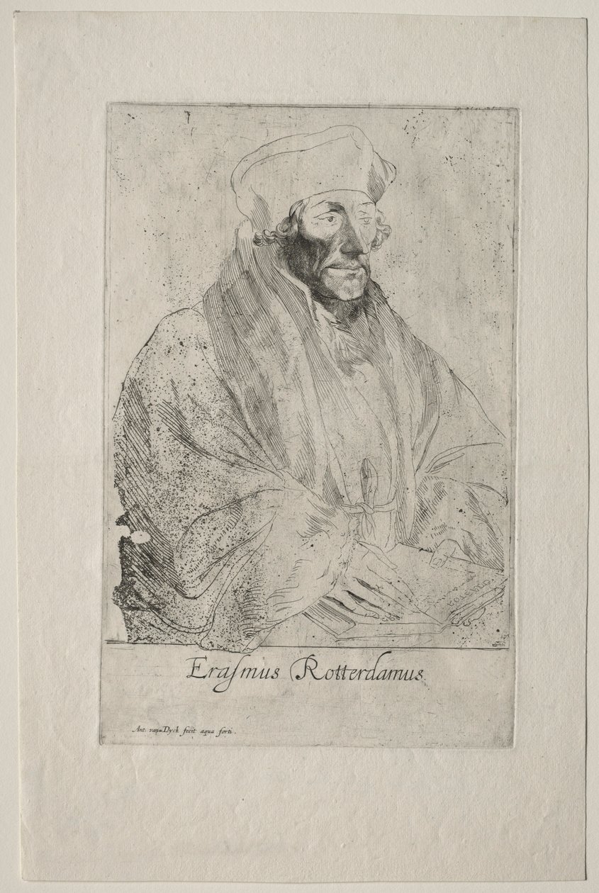 Desiderio Erasmo de Rotterdam de Anthony van Dyck