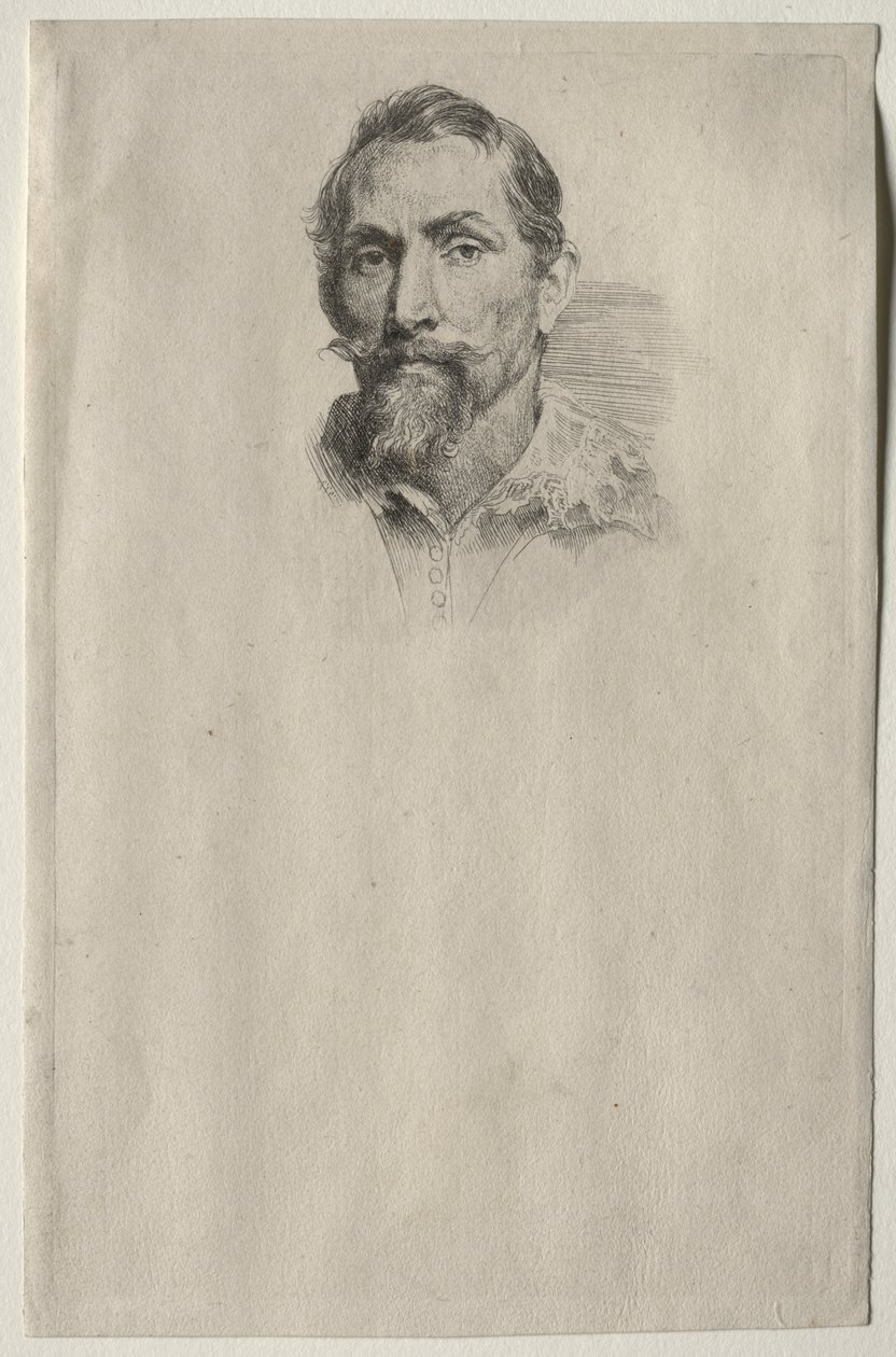 Retrato de Frans Snyders de Anthony van Dyck