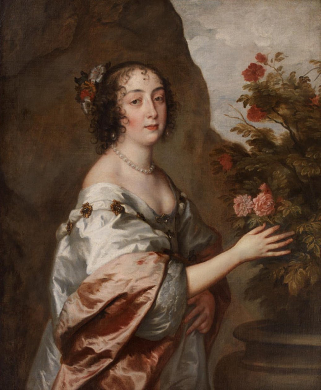 Retrato de una dama de Anthony van Dyck