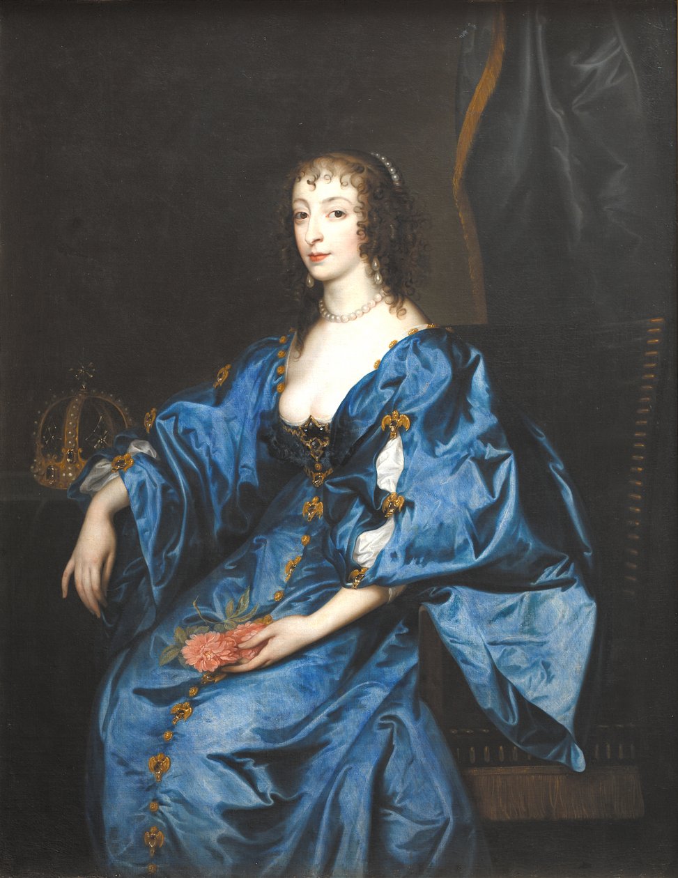 Reina Henrietta Maria de Inglaterra de Anthony van Dyck