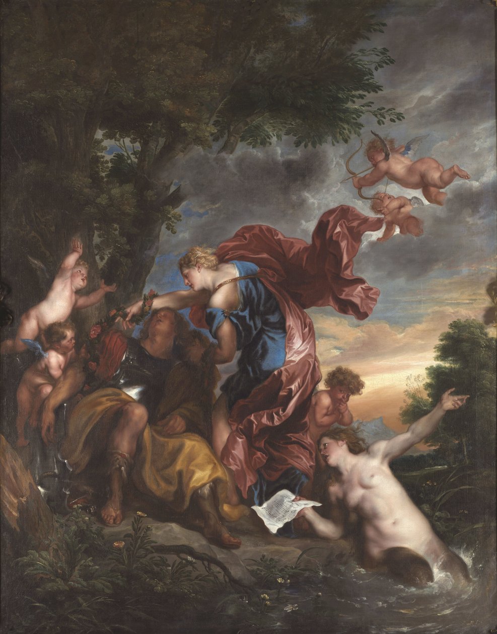 Rinaldo y Armida de Anthony van Dyck
