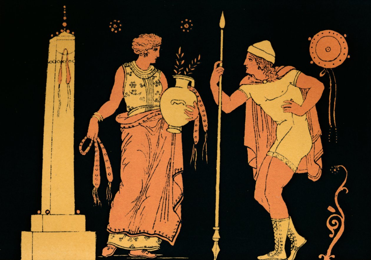 Electra y Orestes de Antique