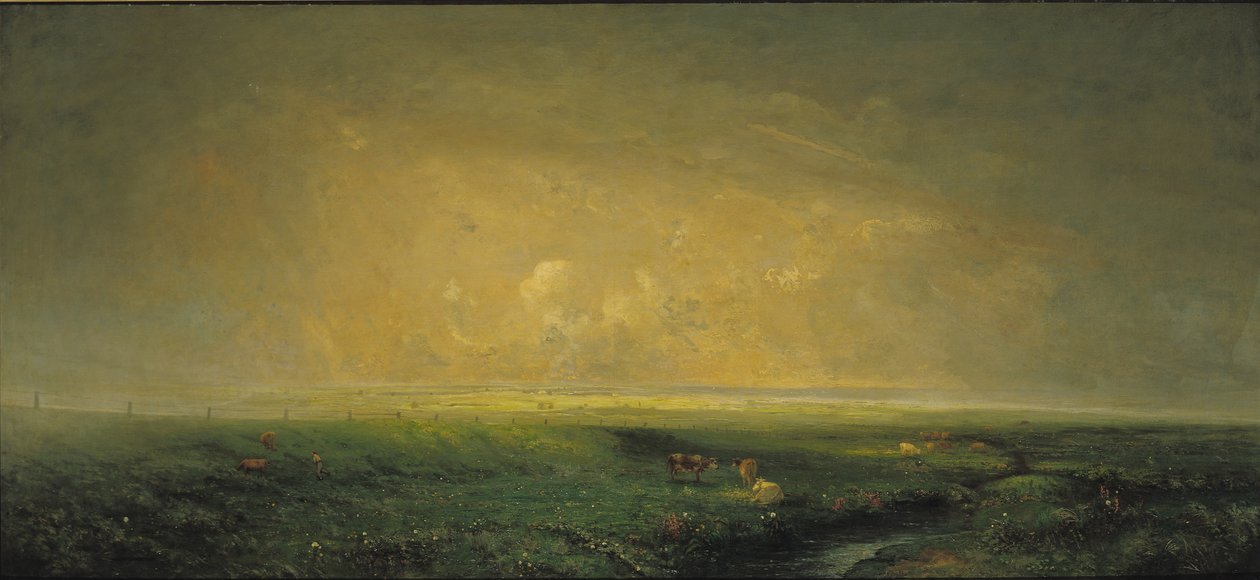 Lluvia y sol, c.1873 de Antoine Chintreuil