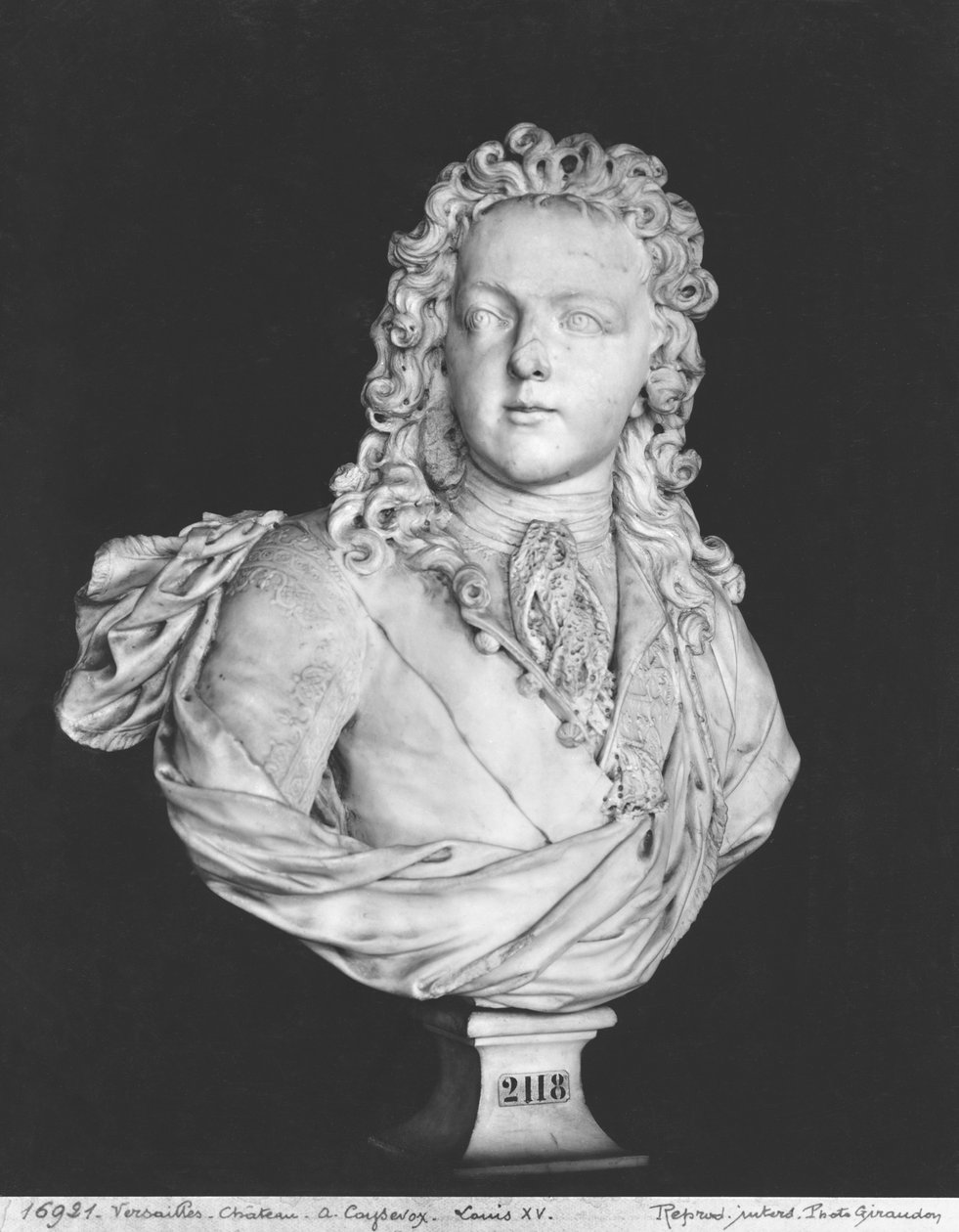 Busto de Luis XV (1710-74) 1719 de Antoine Coysevox
