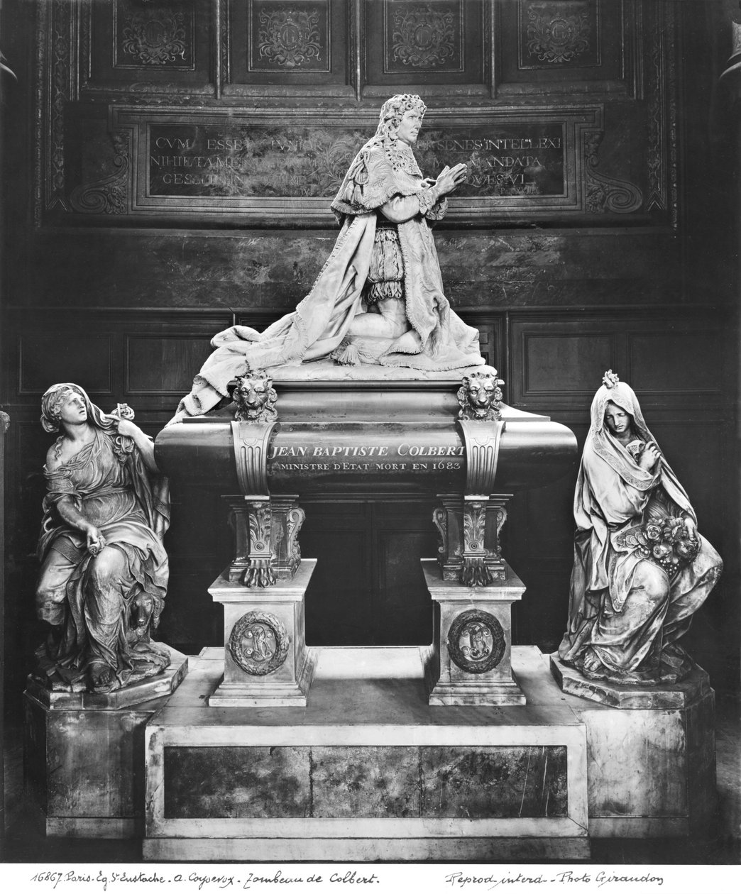 Tumba de Jean-Baptiste Colbert de Torcy (1619-83), c.1685-1687 de Antoine Coysevox