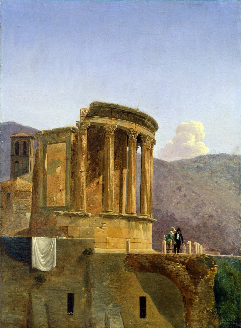 El Templo de Vesta en Tívoli de Antoine Fèlix Boisselier