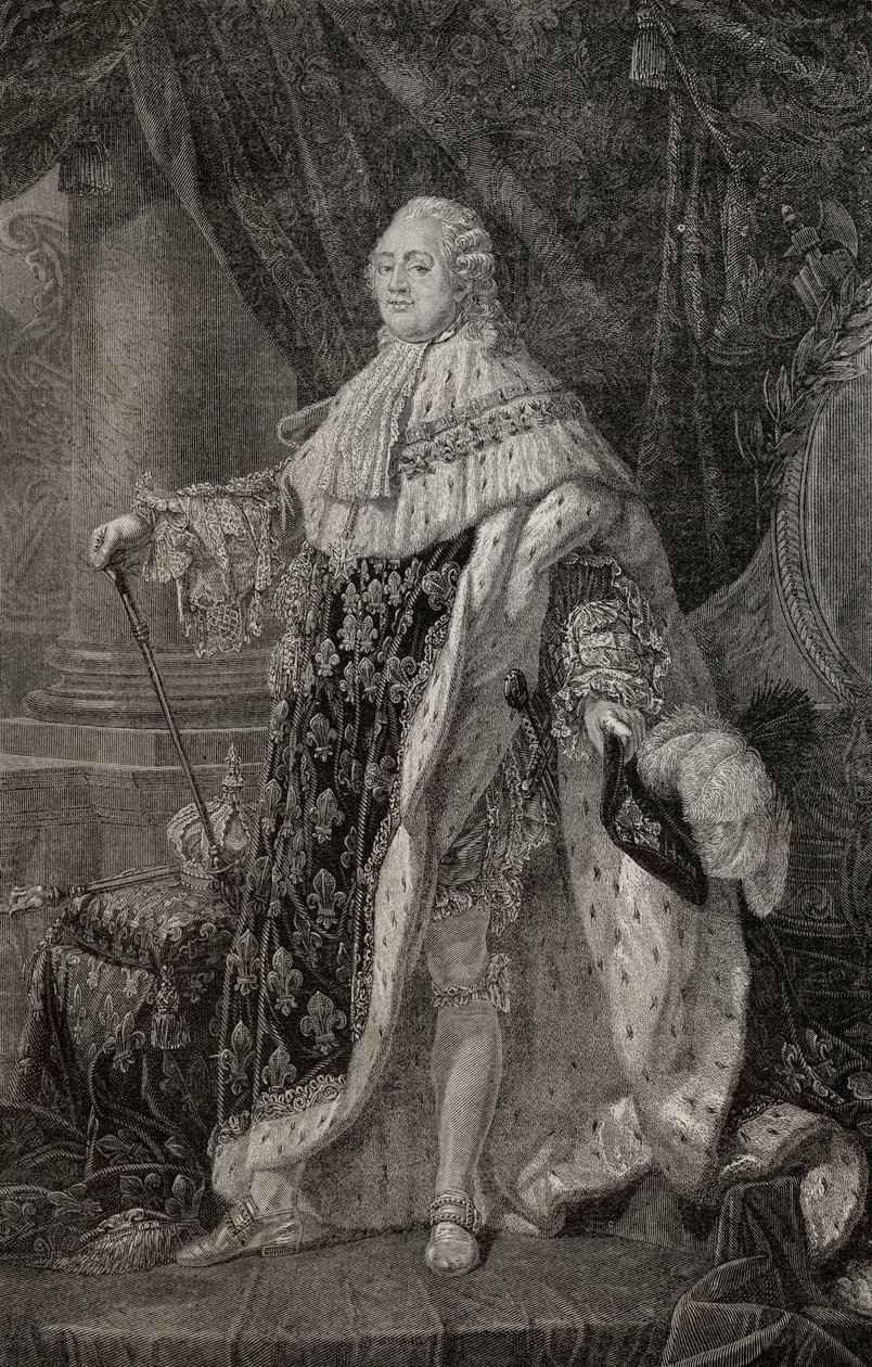 Retrato de Luis XVI (1754-93) de Antoine François Callet