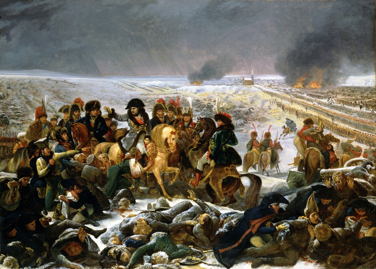 Napoleón en el campo de batalla de Eylau de Antoine Jean Gros