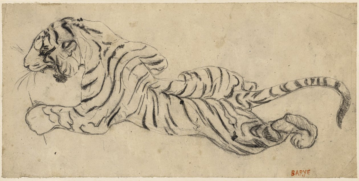 Tigre, c.1835 de Antoine Louis Barye