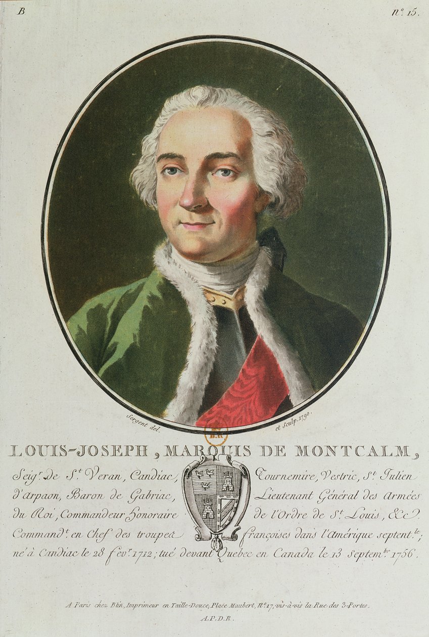 Louis-Joseph de Montcalm (1712-59) 1790 de Antoine Louis Francois Sergent Marceau