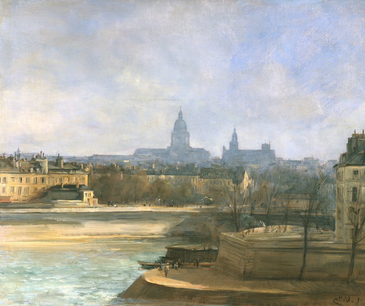 Isla de la Cité, París de Antoine Vollon