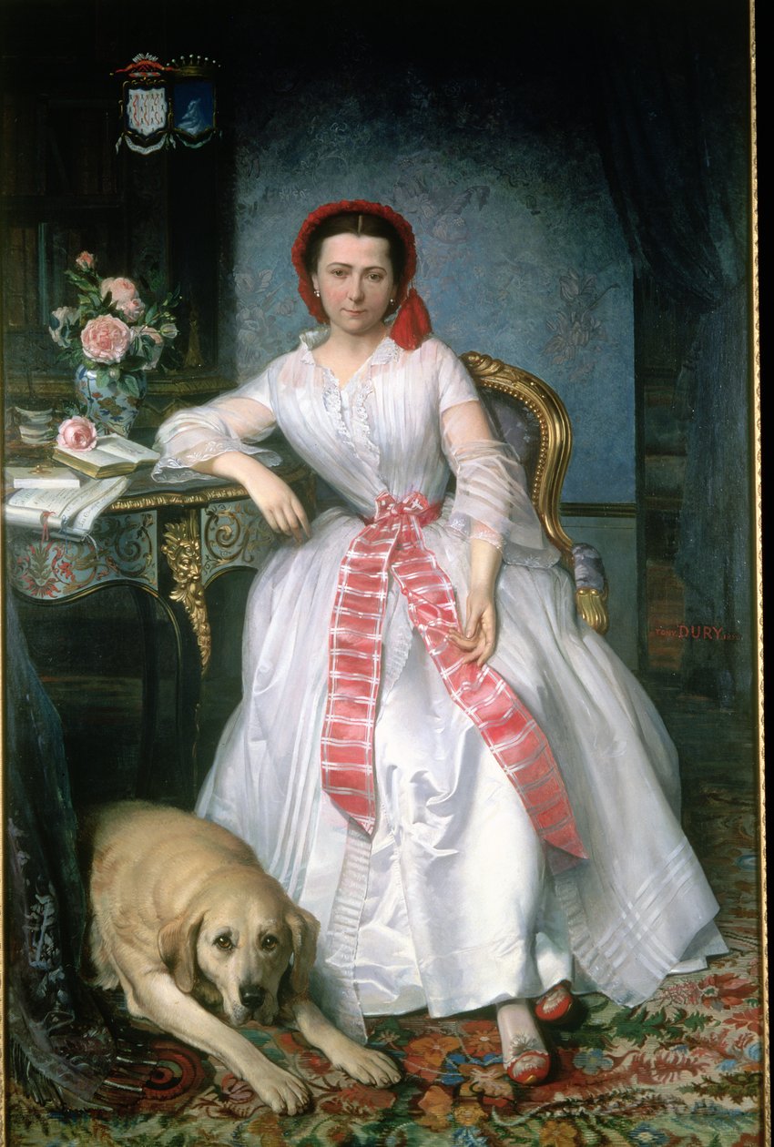 Josephine Bowes (1825-74) de Antoine or Tony Dury