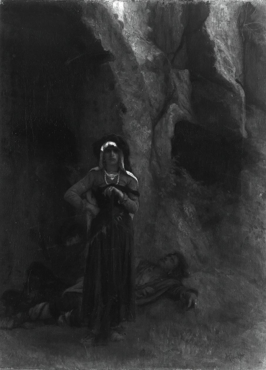 De guardia, 1860-70 de Antoine Auguste Ernest Hebert