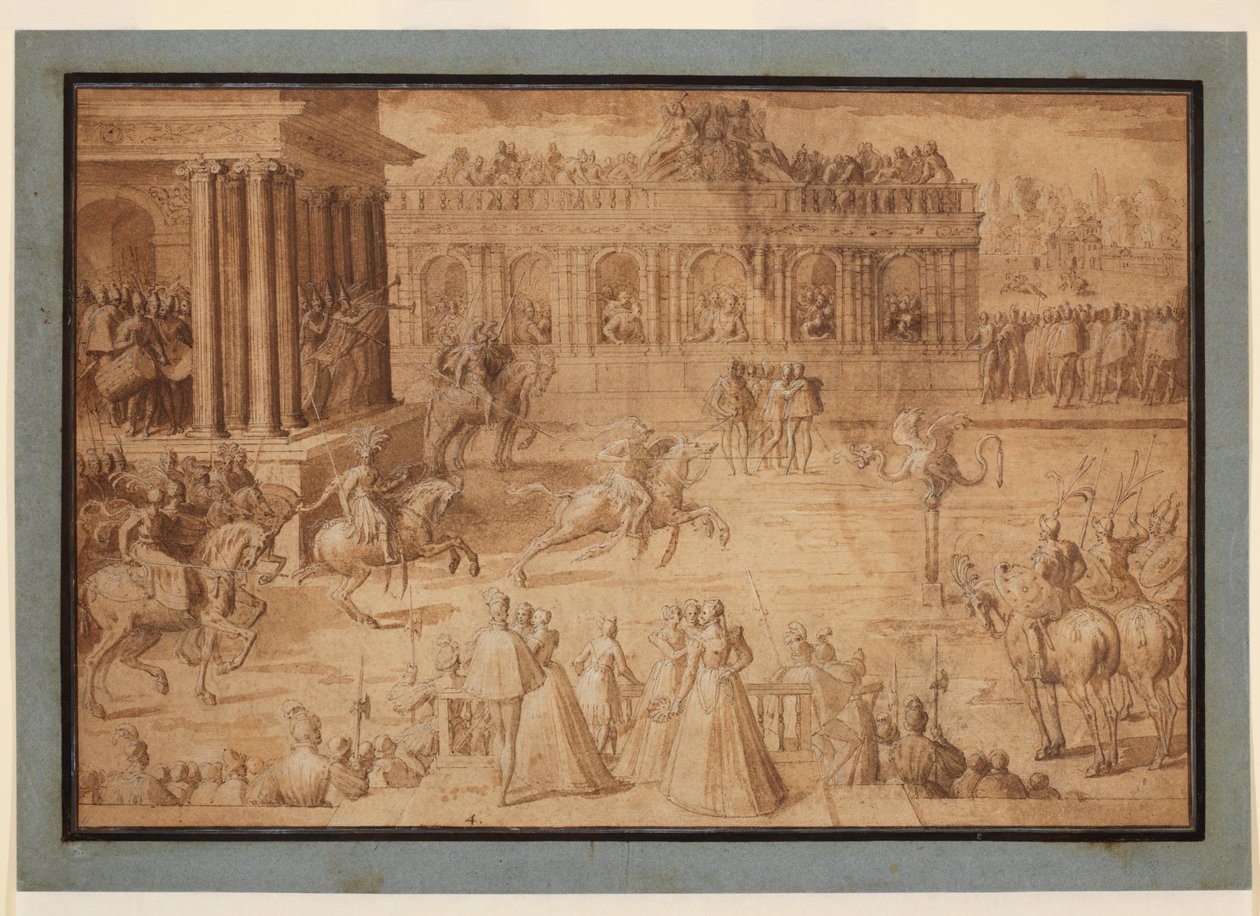 Un quintain, 1575-c.1580 de Antoine Caron