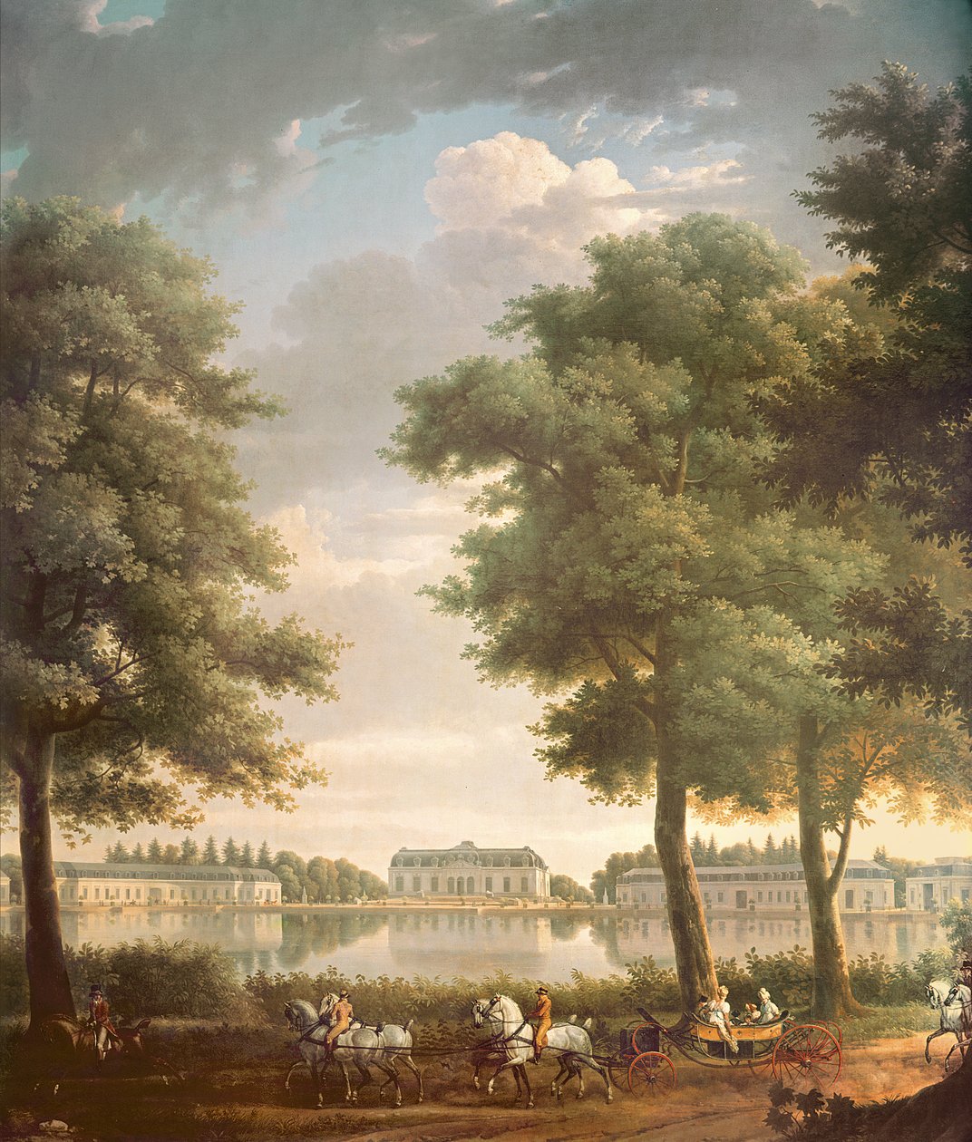 Schloss Benrath, 1806 de Antoine Charles Horace Vernet
