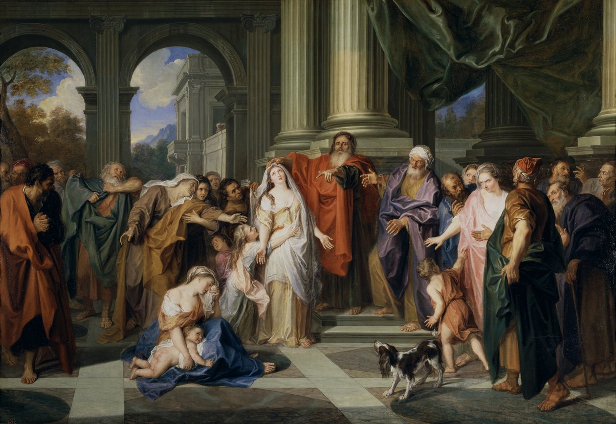 Susana acusada de adulterio, 1695-1696 de Antoine Coypel