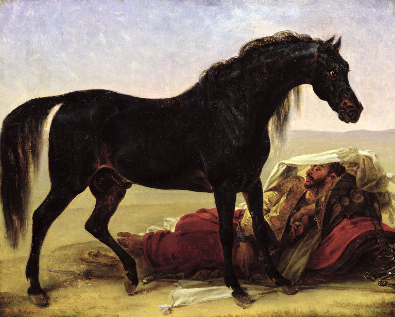 Un caballo árabe de Antoine Jean Gros