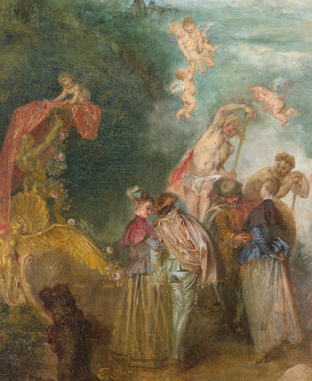 Peregrinación a la isla de Citera (1717) de Jean Antoine Watteau