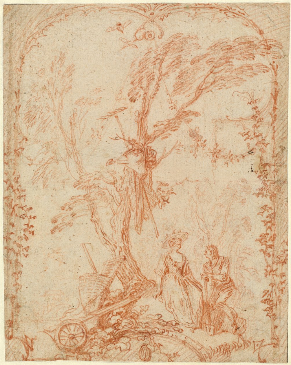 El Jardinero Galante de Antoine Watteau