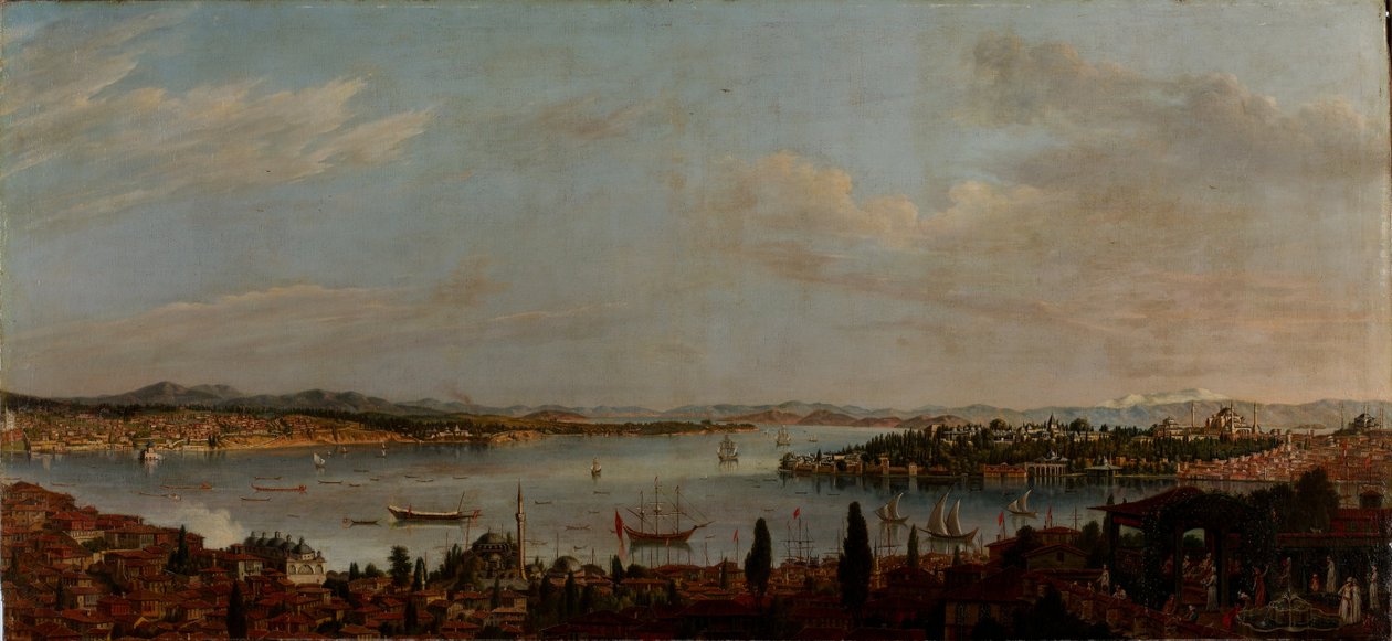 Panorama de Estambul de Antoine de Favray