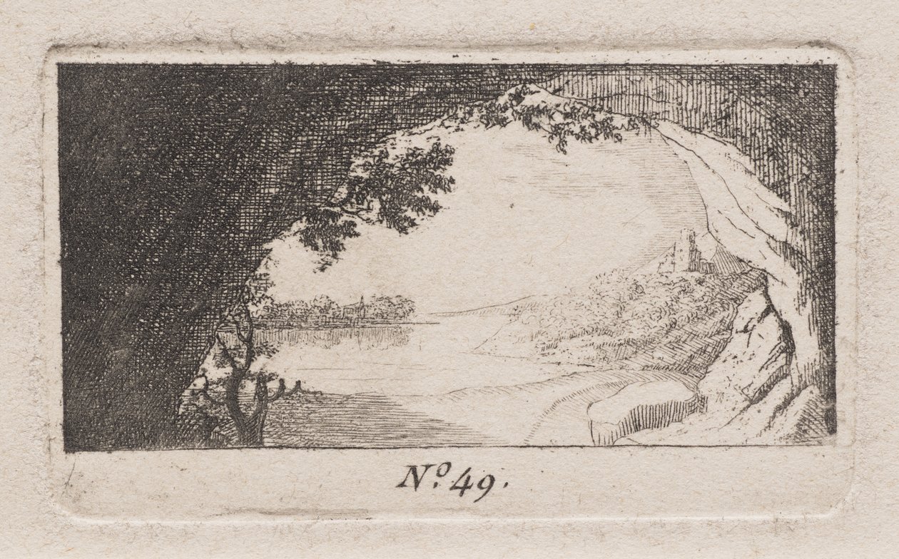 Paisaje con Rocas Arqueadas de Antoine de Marcenay de Ghuy
