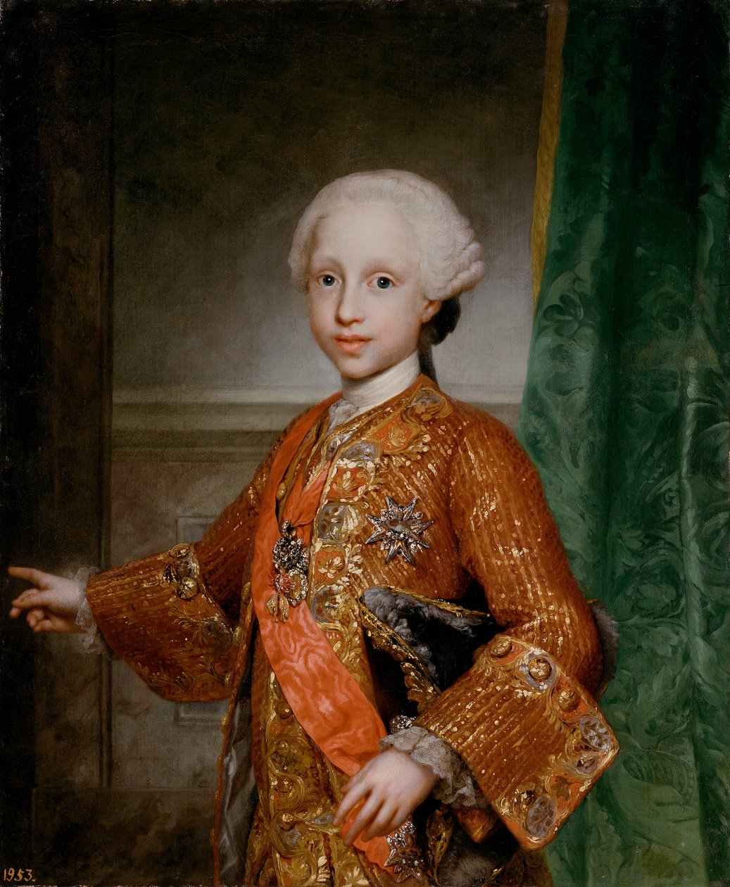 Francisco Javier de Borbón y Sajonia, infante de España (1757-1771) de Anton Raphael Mengs