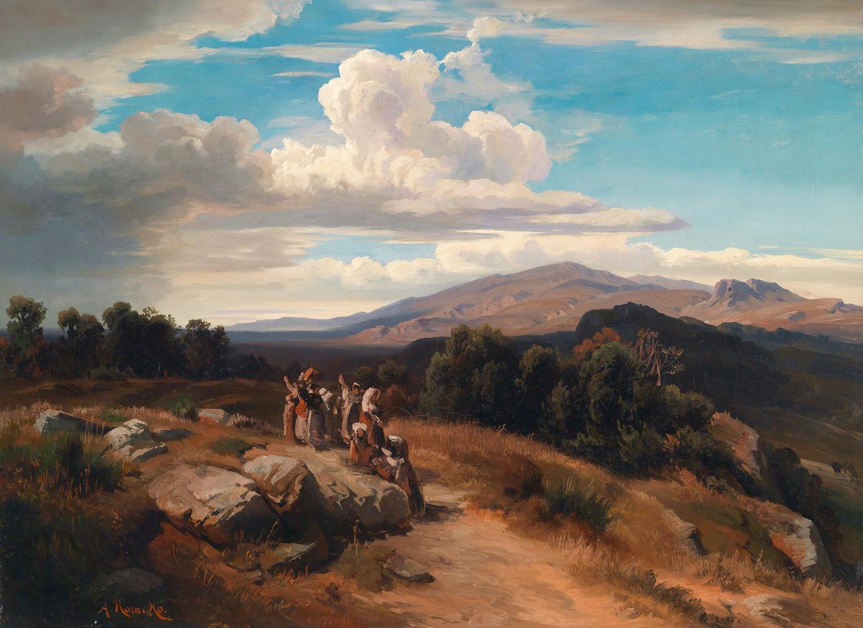 Paisaje español de Anton Romako