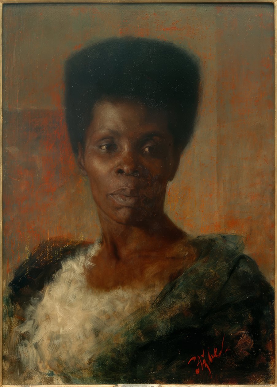 Mujer negra de Anton Azbe