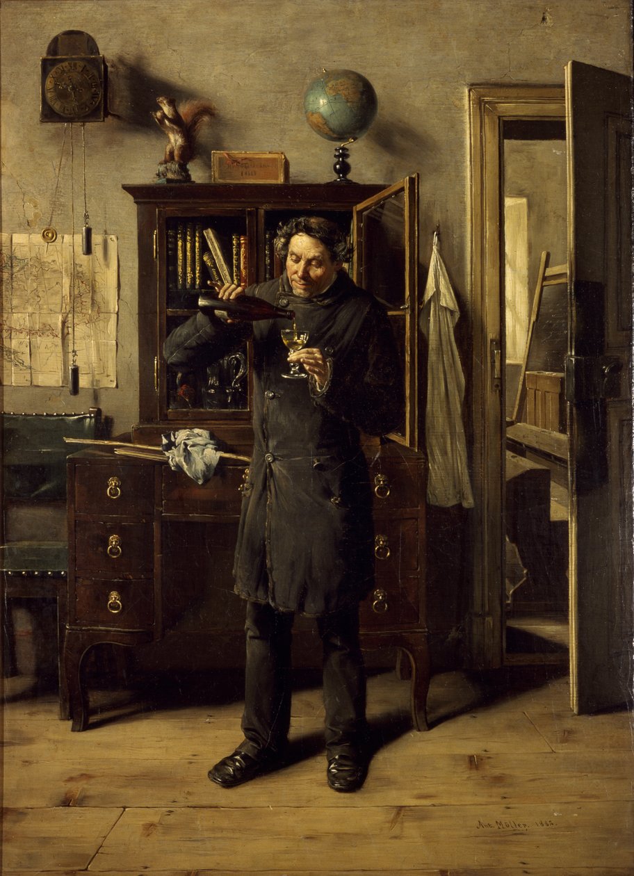 Maestro borracho, 1882 de Anton Eduard Müller