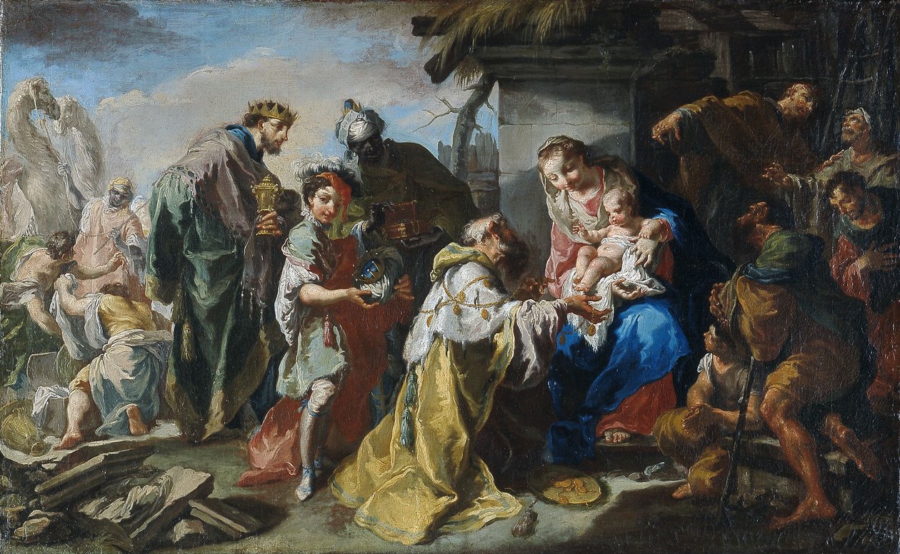 Adoración de los Reyes Magos de Anton Kern