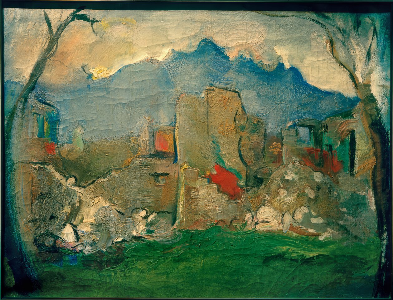 Paisaje de ruinas de Anton Kolig