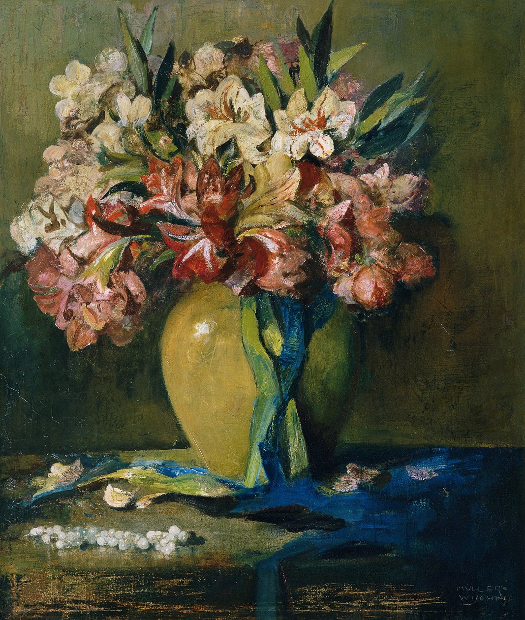 Racimo de flores de Anton Müller Wischin