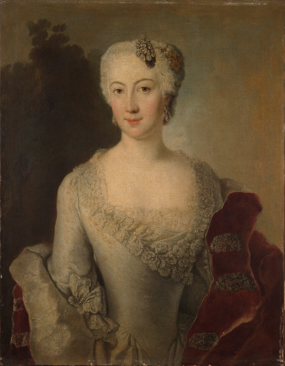 retrato de una mujer de Anton Raphael Mengs