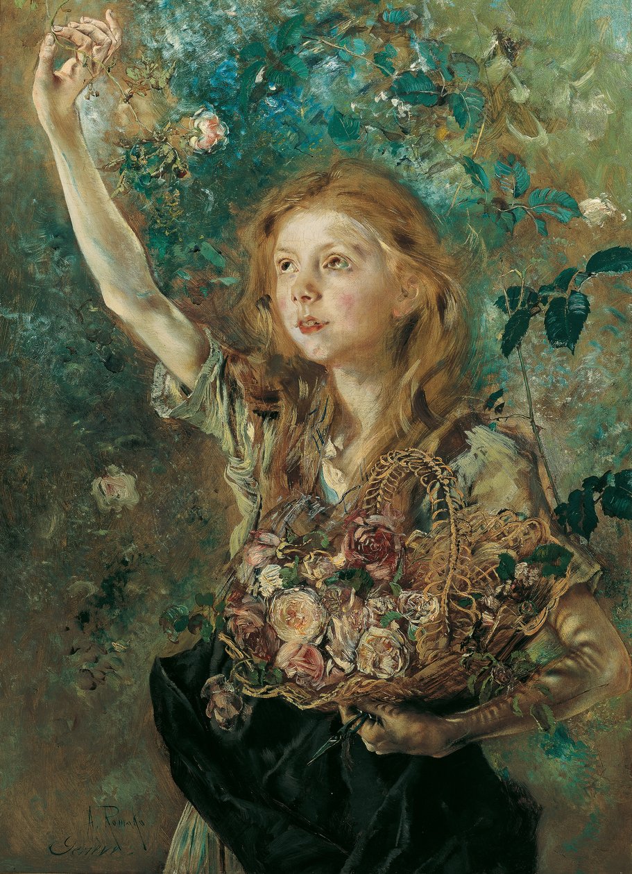 el recolector de rosas de Anton Romako
