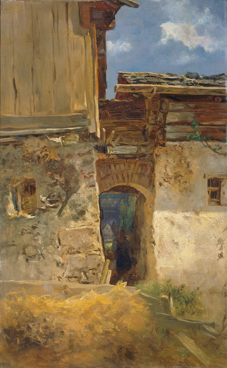 Callejones en Hallstatt de Anton Schrodl