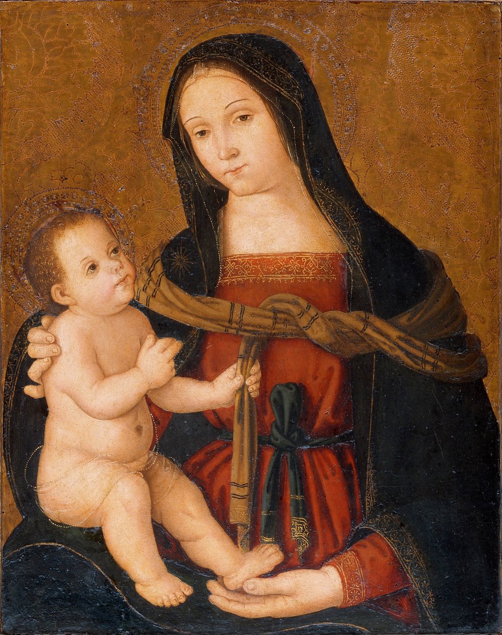 Virgen con el Niño de Antoniazzo Romano