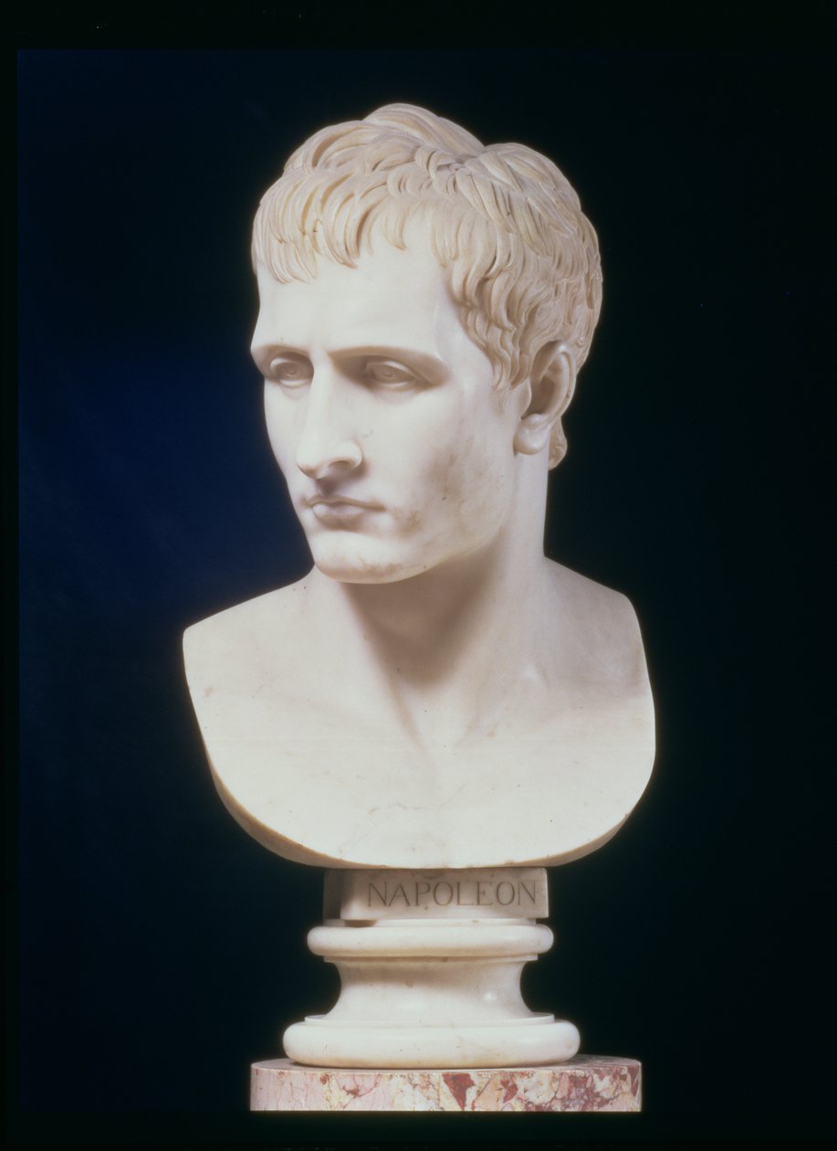 Busto retrato de Napoleón Bonaparte de Antonio Canova