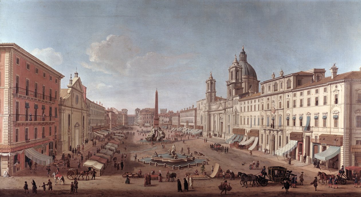 Piazza Navona, Roma de Antonio Joli