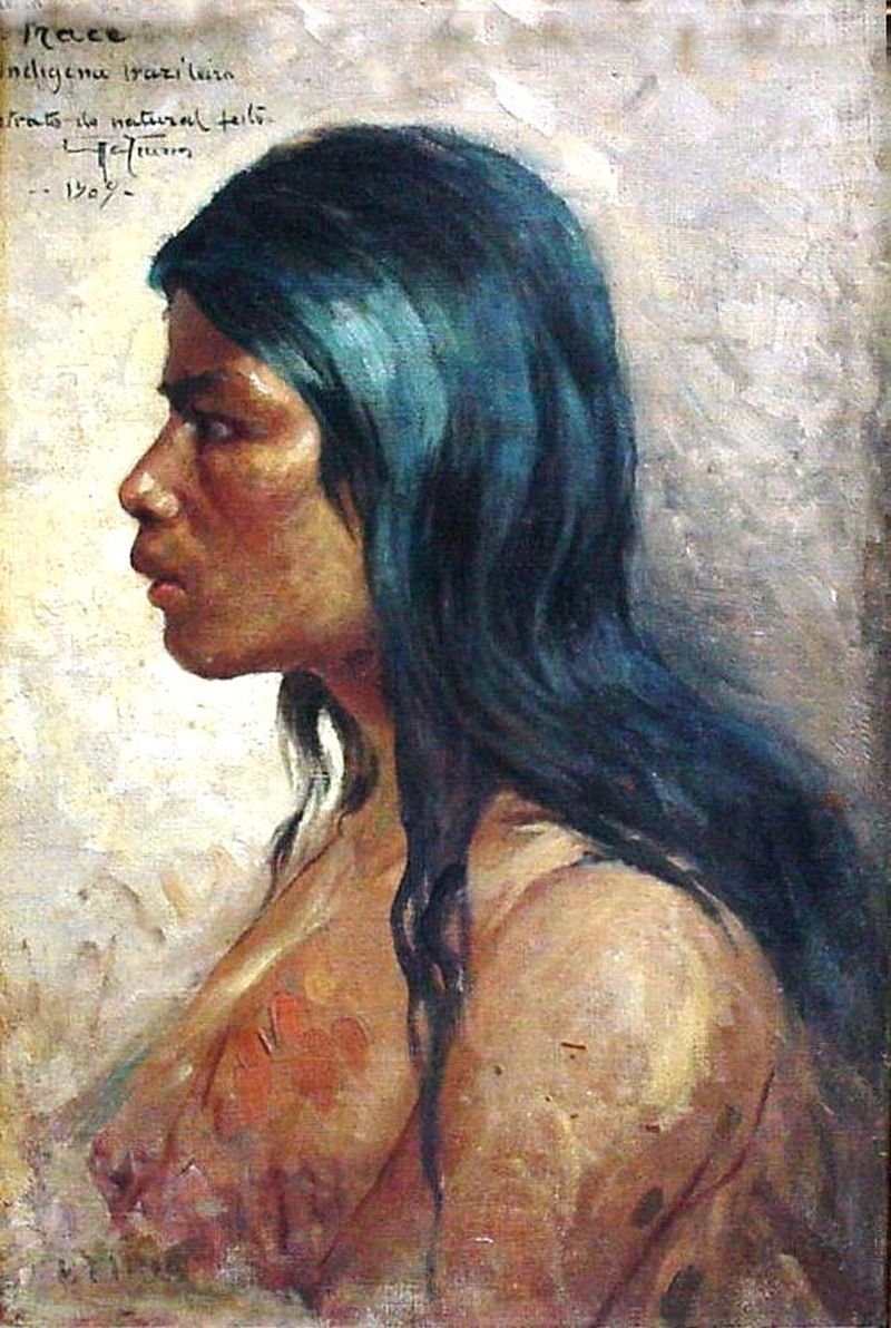 Cabeza de un indio de Antonio Parreiras