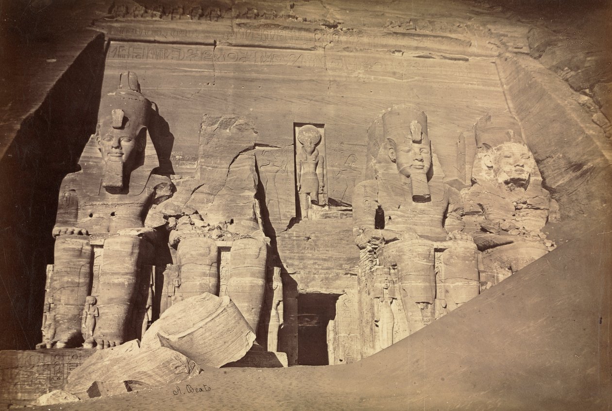 Temple of Ramesses II, Abu Simbel de Antonio Beato