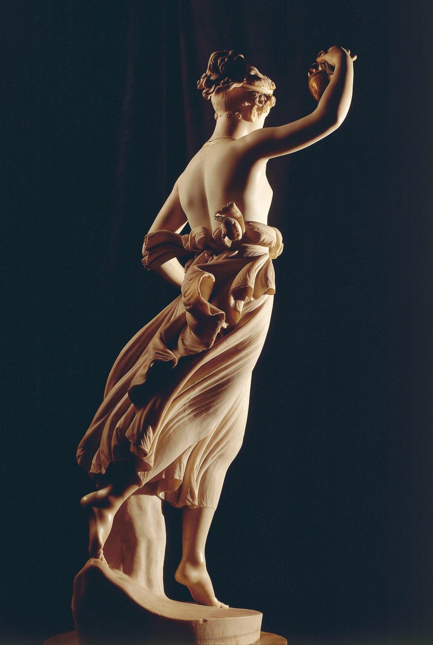 Hebe por Antonio Canova, estatua de mármol de Antonio Canova