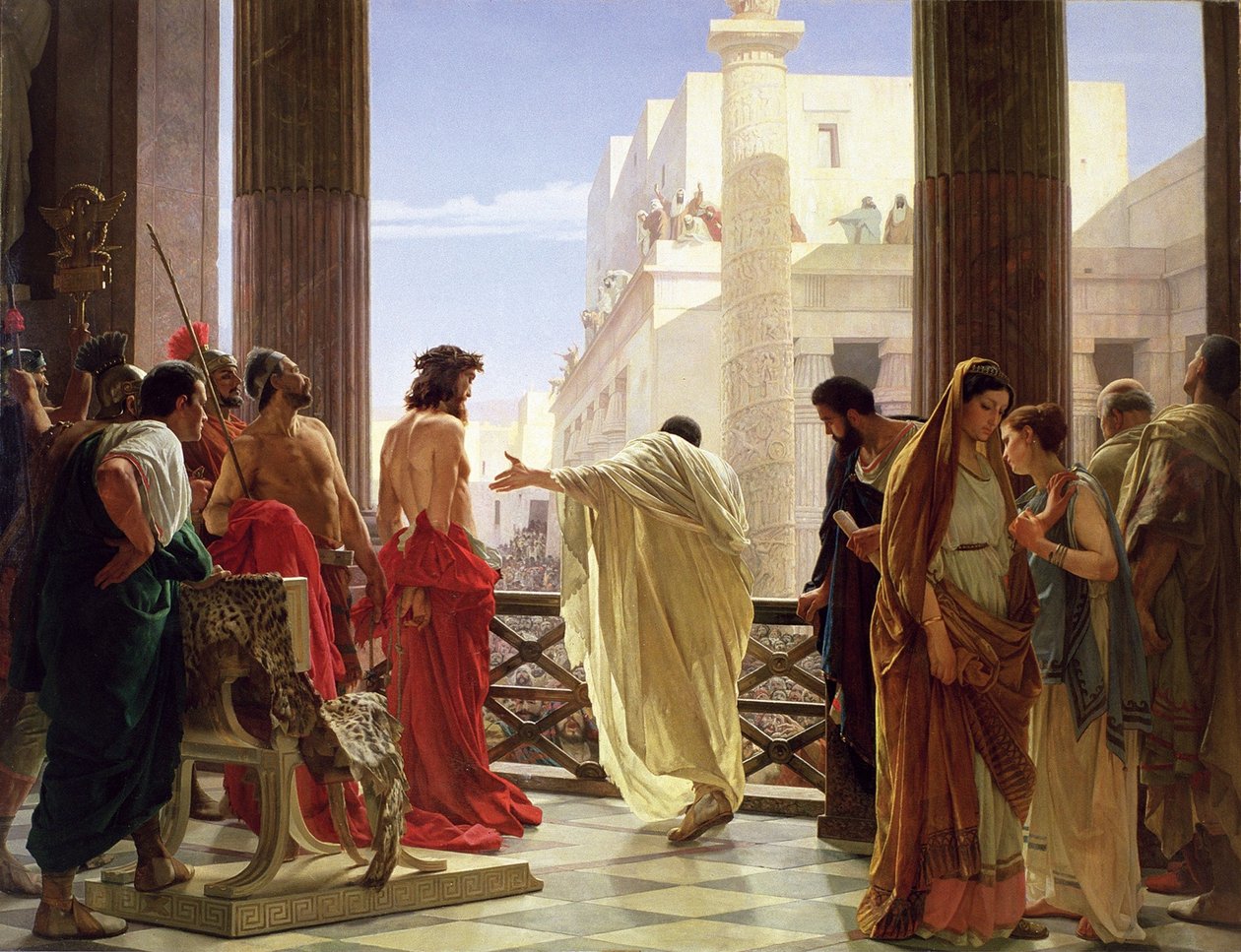 Ecce Homo (¡He aquí el hombre!) de Antonio Ciseri